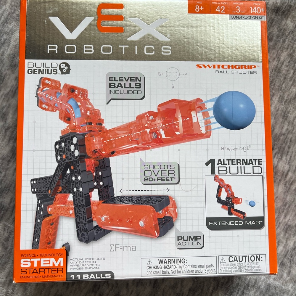 VEX Robotics SwitchGrip Ball Shooter, STEM activity